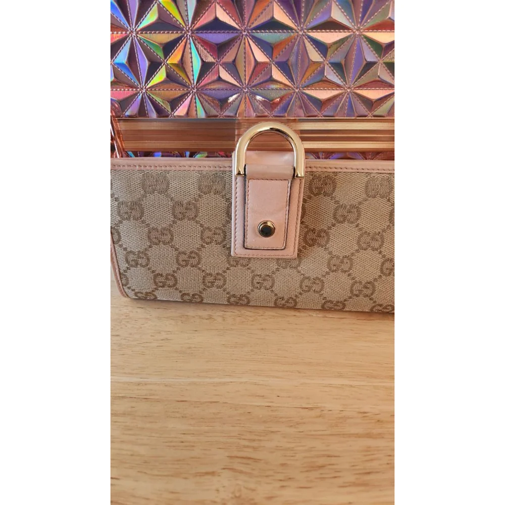 Women's Gucci Wallet Beige and Pink - Picture 3 of 6
